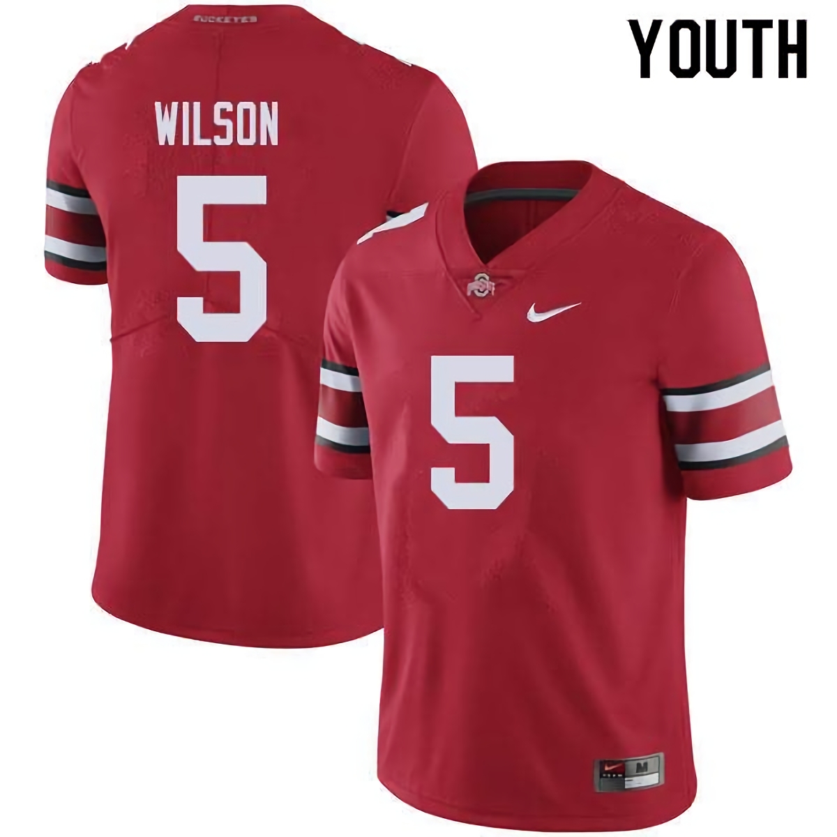 Garrett Wilson Ohio State Buckeyes Youth NCAA #5 Nike Red College Stitched Football Jersey SYN2856CY